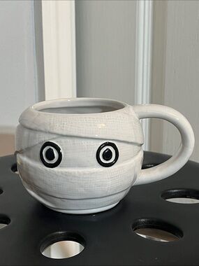 Halloween Mummy Ceramic Mug | Dimensional Eyes | NEW